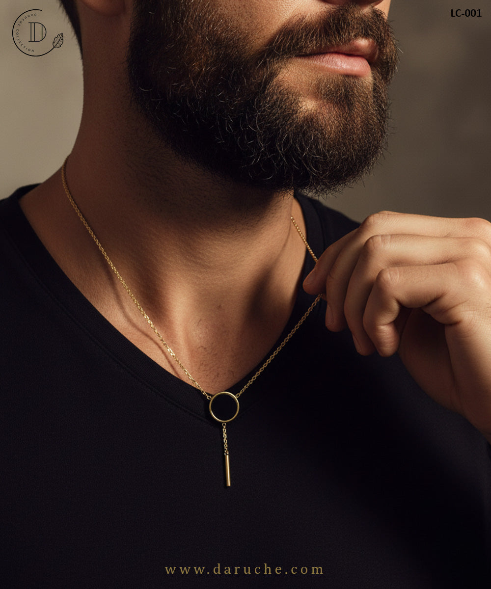 Black Onyx Style Minimal Pendant