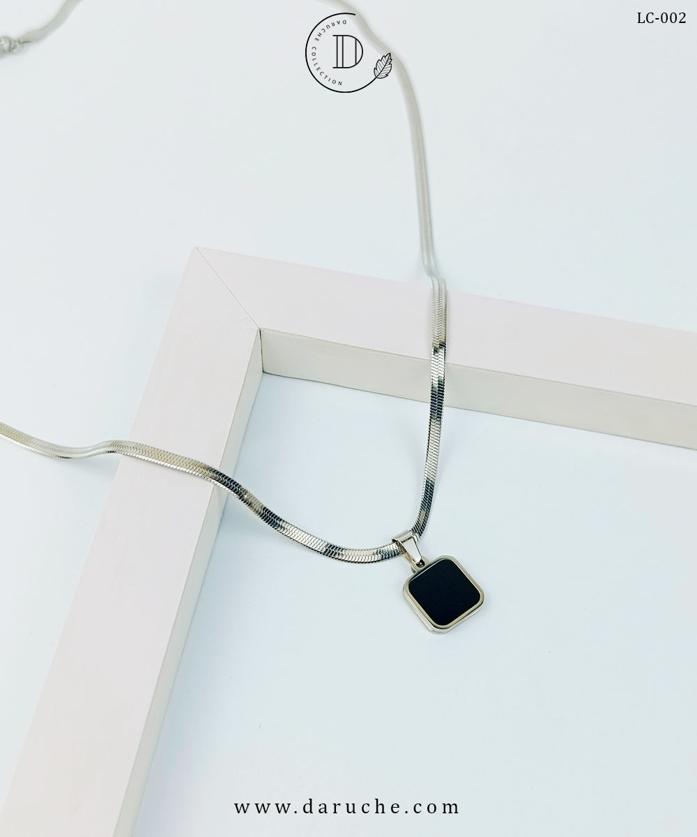 Black Square Minimal Pendant