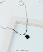 Black Square Minimal Pendant