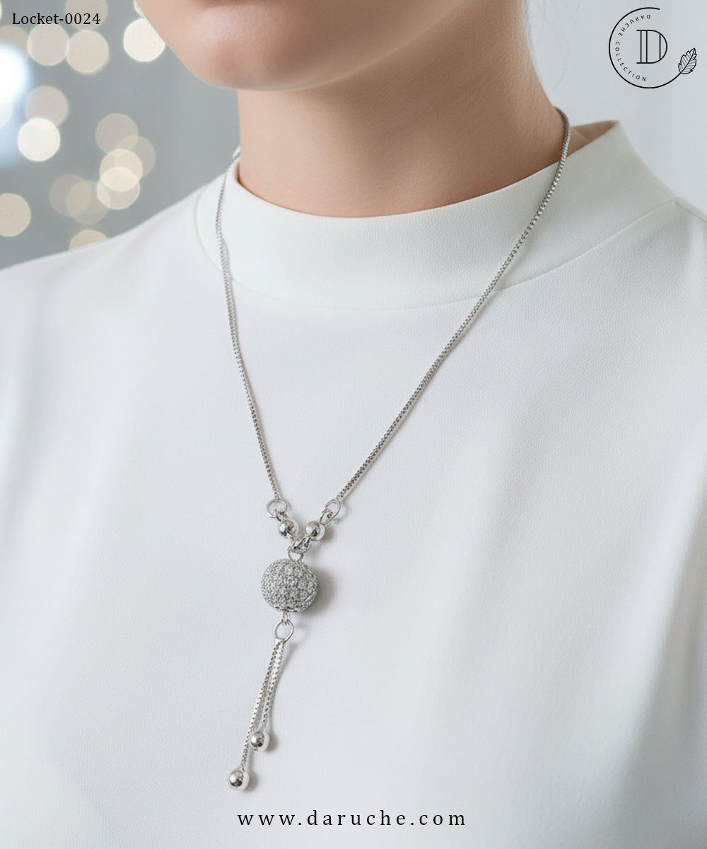 Classic Ball Zircon Locket