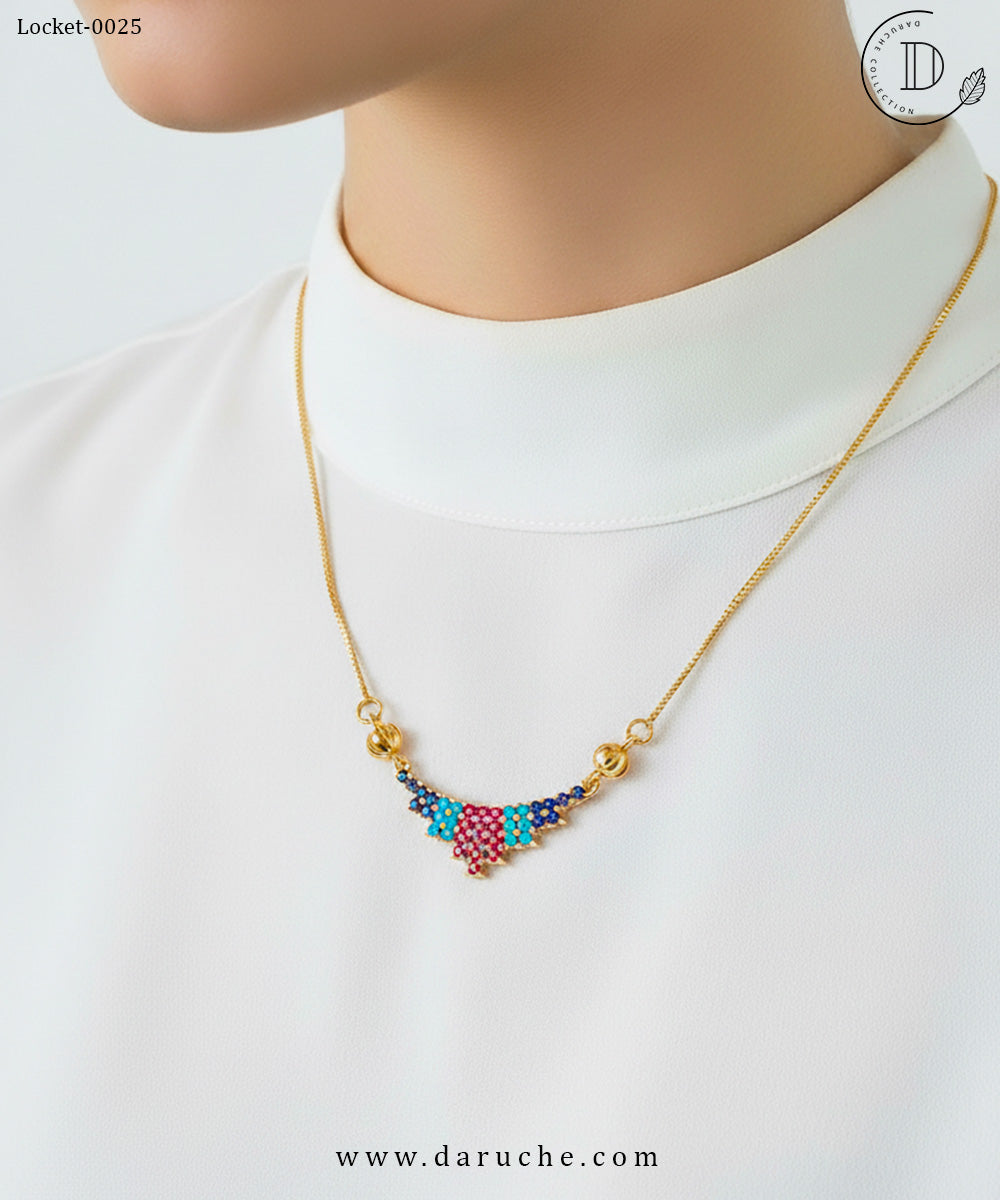 Timeless Multi Zircon Locket