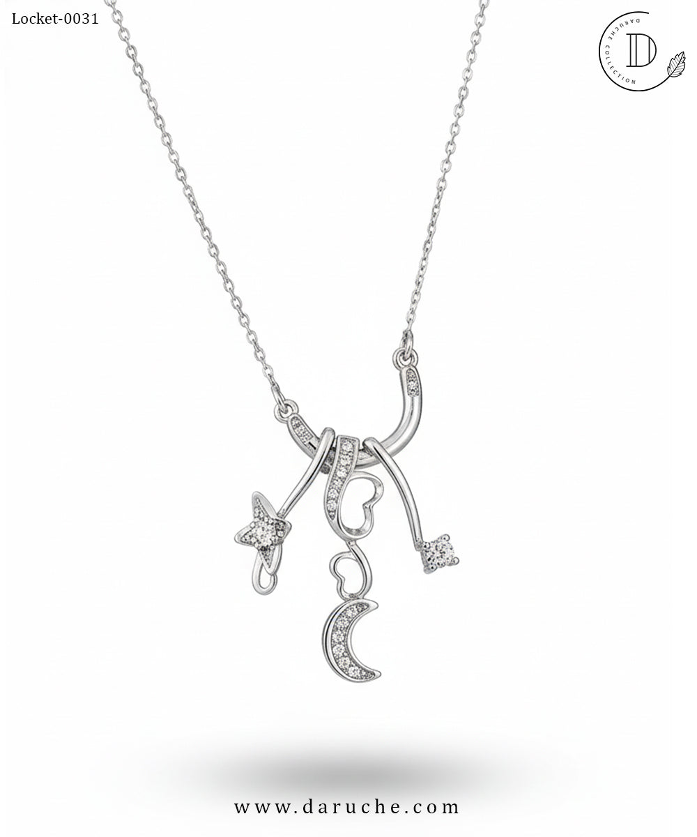 Sleek Silver Layer Locket