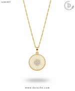 Circle Zircon Locket