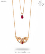 Double Layer Zircon Locket