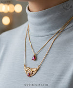 Double Layer Zircon Locket