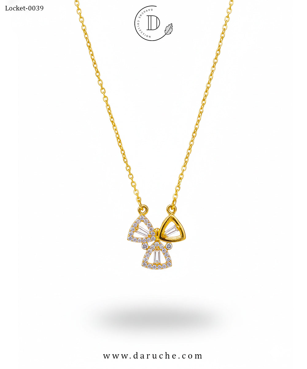 Openable Magnetic Zircon Locket