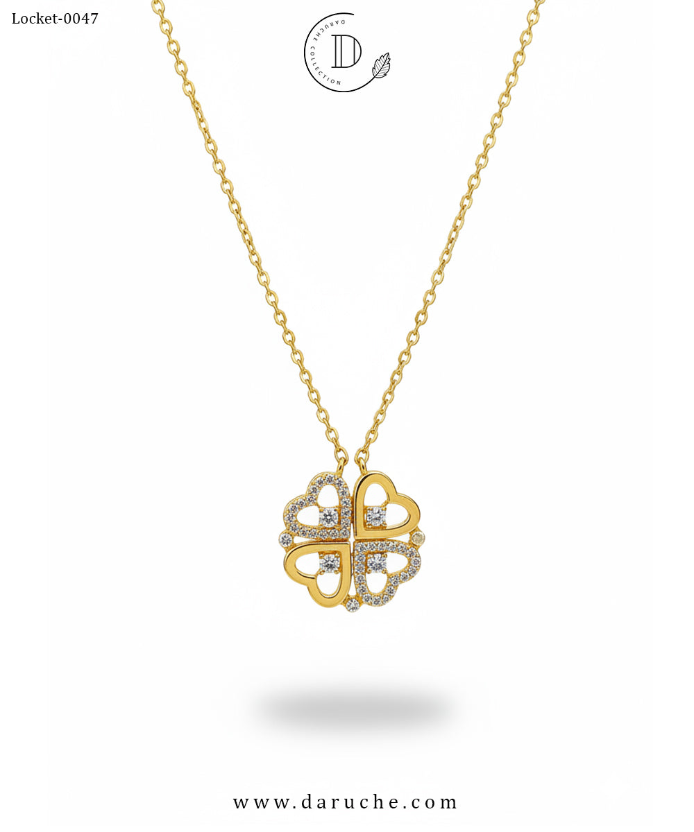 Magnetic Zircon Locket