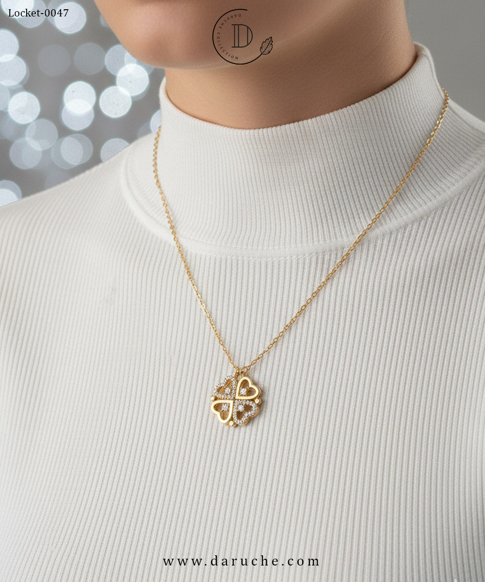 Magnetic Zircon Locket