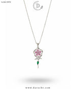 Eternal Flower Zircon Locket