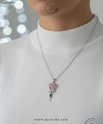 Eternal Flower Zircon Locket