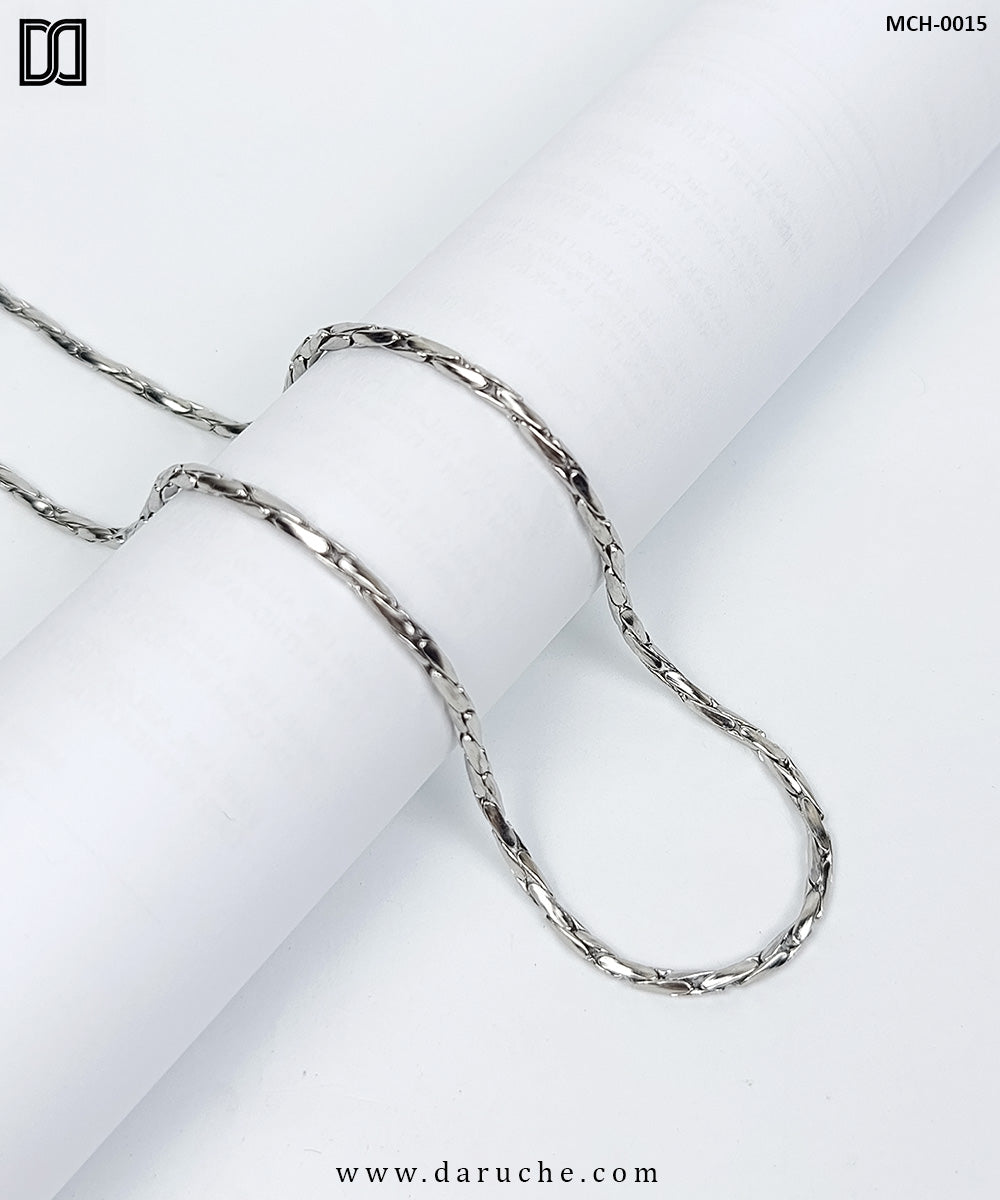 Silver Twist Chain