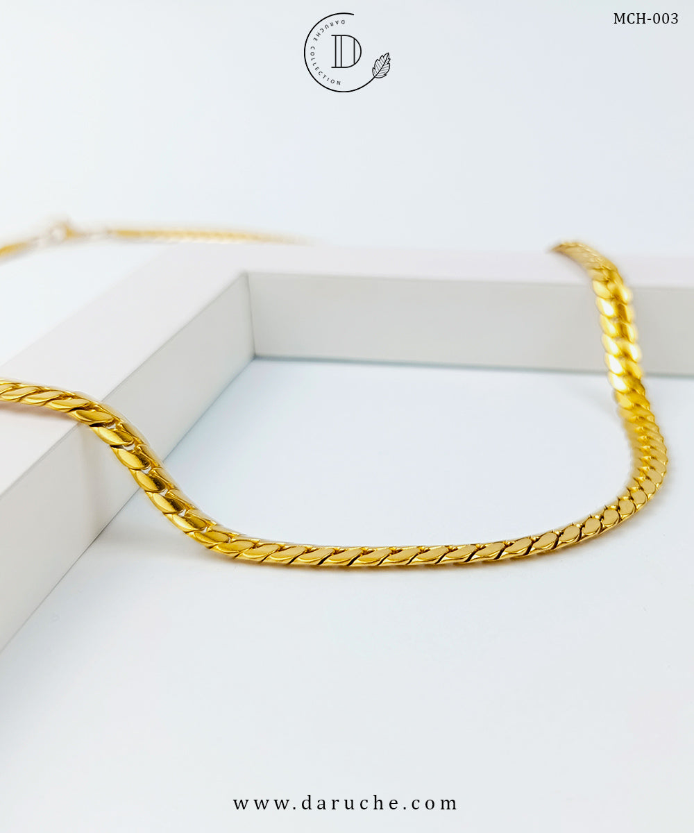 Golden Classic Cuban Chain