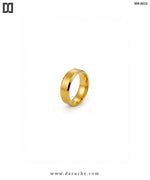 Onyx Edge Golden Band Ring