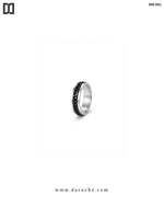 Silver Chain Spinner Ring