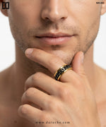 Gold Chain Spinner Ring