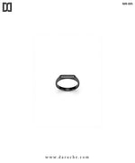 Onyx Black Bar Signet Ring