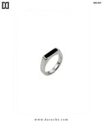 Silver Onyx Signet Ring