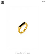 Golden Onyx Signet Ring