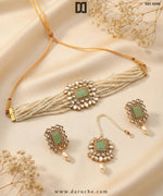 Sylvette Mint Necklace Set