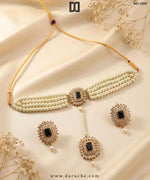 Theola Onyx Zircon Necklace Set