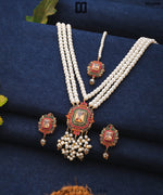 Ulrika Champagne Naurattan Necklace Set