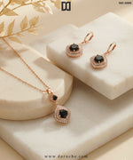 Leocadia Gold Zircon Necklace Set