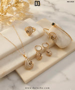 Marisela Gold Zircon Necklace Set