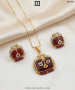 Lisbeth Garnet Egyptian Necklace Set