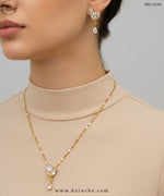 Classic Zircon Stone Necklace Set