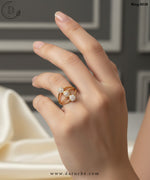 Champagne Zircon Stone Ring