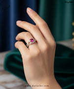Shocking Pink AD Adjustable Ring