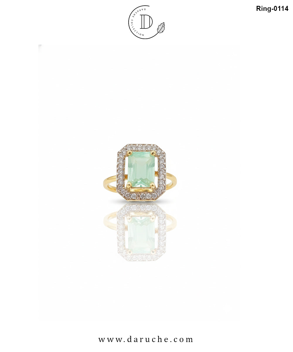 Stunning Mint American Diamond Adjustable Ring