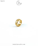 Textured Round Finger Ring