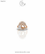 White Blossom Adjustable Ring