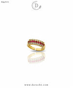 Ruby Band Adjustable Ring