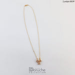 Gold Plated Cubic Zircon Stone Mangetic Locket