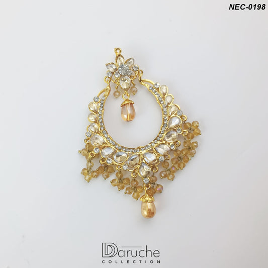 Gold Plated Zircon Stone Necklace Set